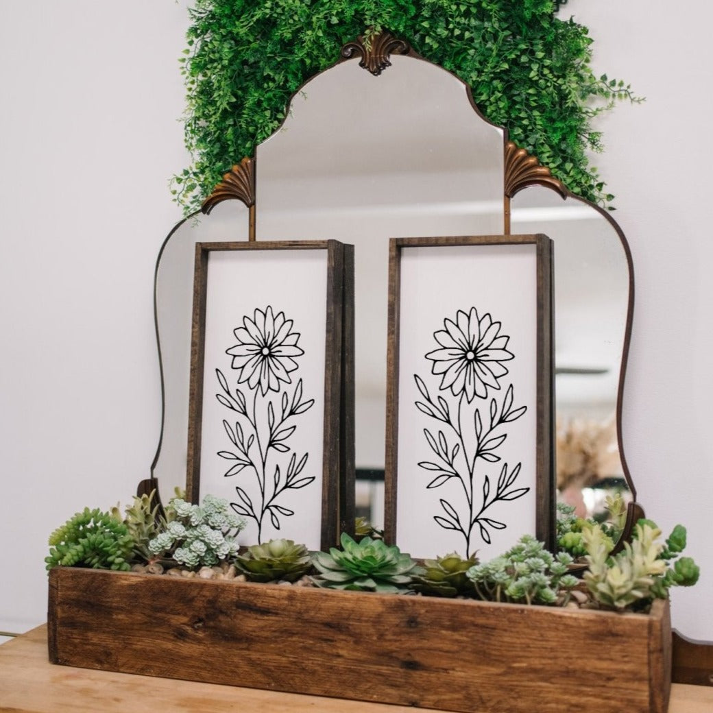 Sonnenblumen Holzschild