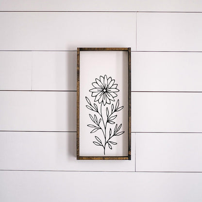 Sonnenblumen Holzschild
