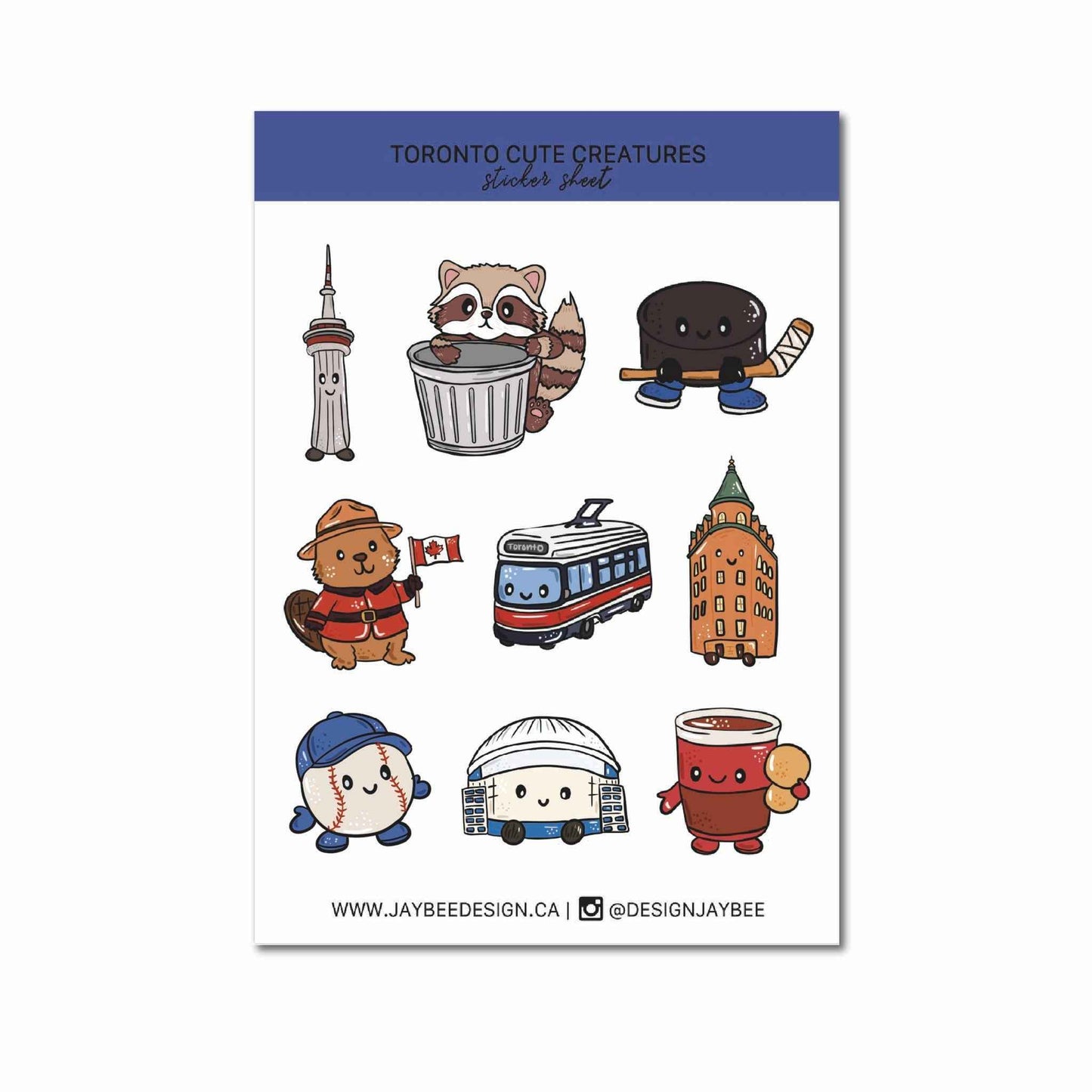 Toronto Mini Sticker Sheet