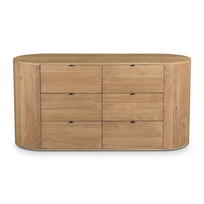 Colin Top-Grain Leather Bed with Matching Nightstand and Dresser