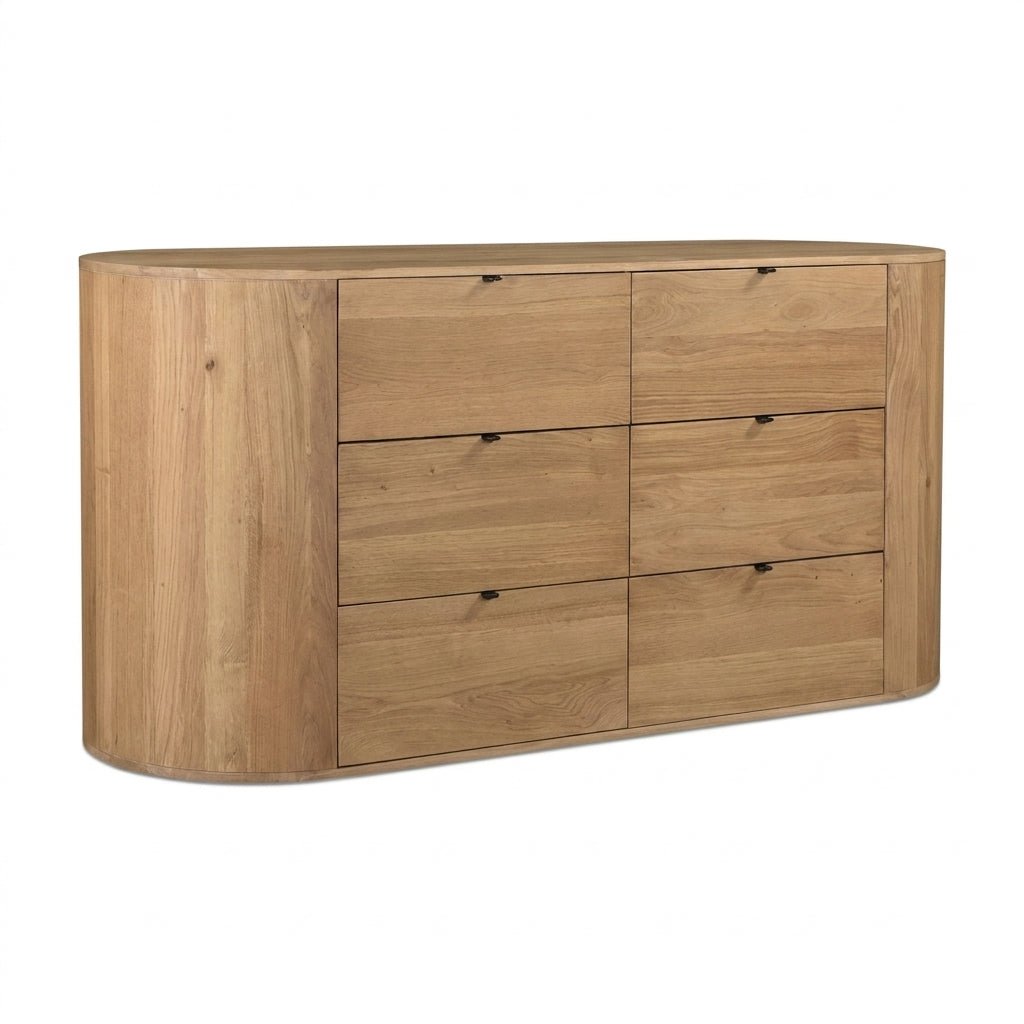 Colin Top-Grain Leather Bed with Matching Nightstand and Dresser