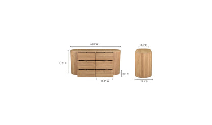 Colin Top-Grain Leather Bed with Matching Nightstand and Dresser