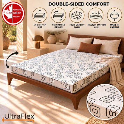 UltraFlex® DIVINE – Double-Sided High-Density Foam Mattress Made in Canada