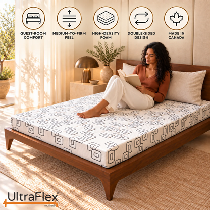 UltraFlex® DIVINE – Double-Sided High-Density Foam Mattress Made in Canada