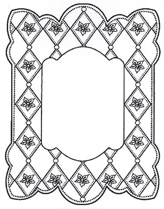 Creative Expressions Stamps - Tudor Diamond