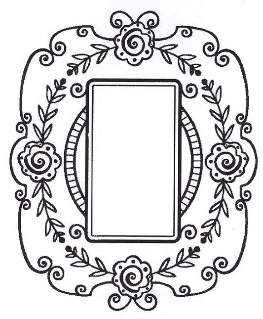 Creative Expressions Stamps  - Petal Garland