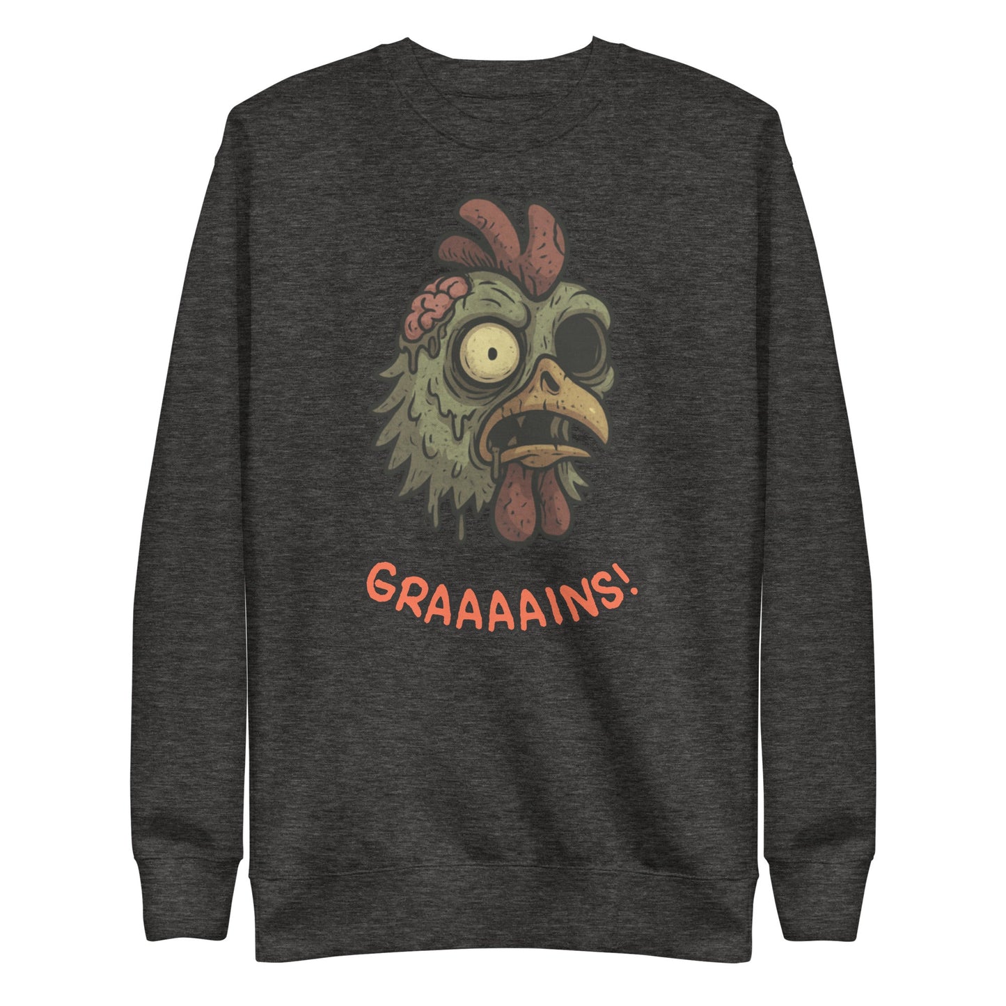 Halloween Zombie Chicken Unisex Premium Sweatshirt