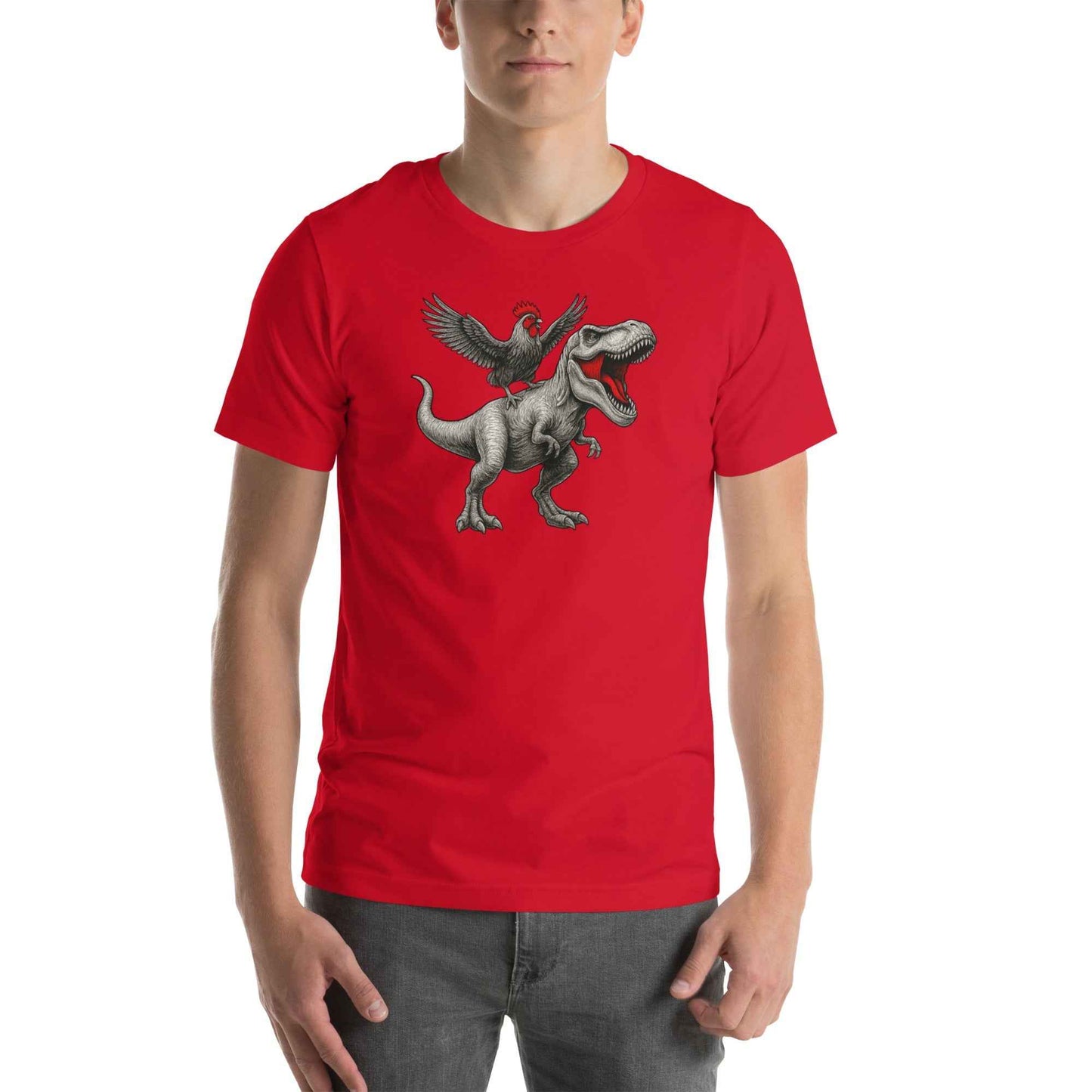 Chickasaurous Unisex t-shirt