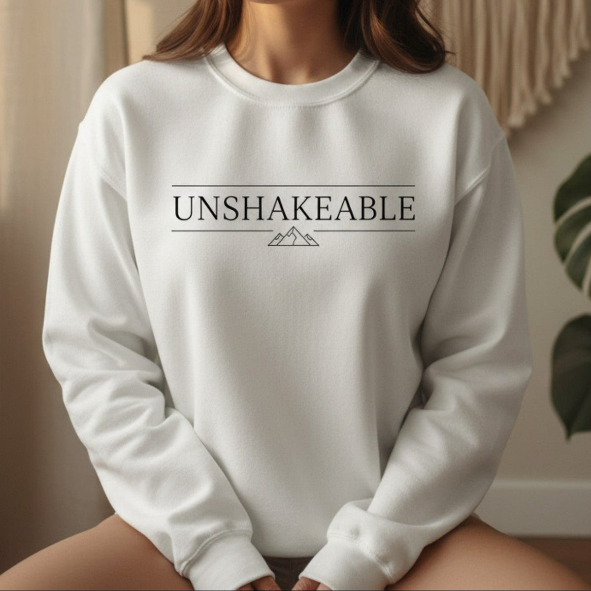 Unshakeable Sweatshirt | Empowerment Gift for Women | Motivational Crewneck