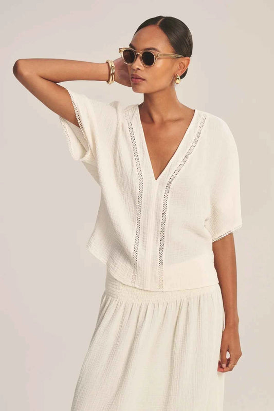Verna Cotton Gauze Top