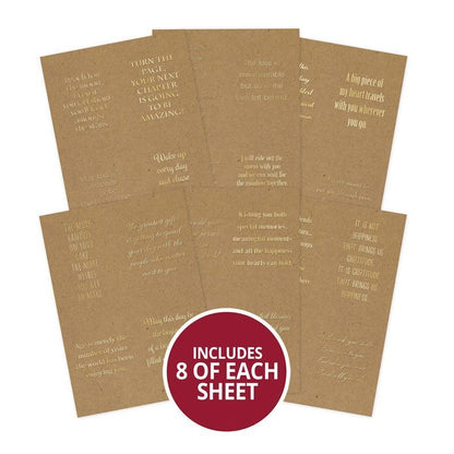 Perfect Verses Foiled Kraft Paper Pad