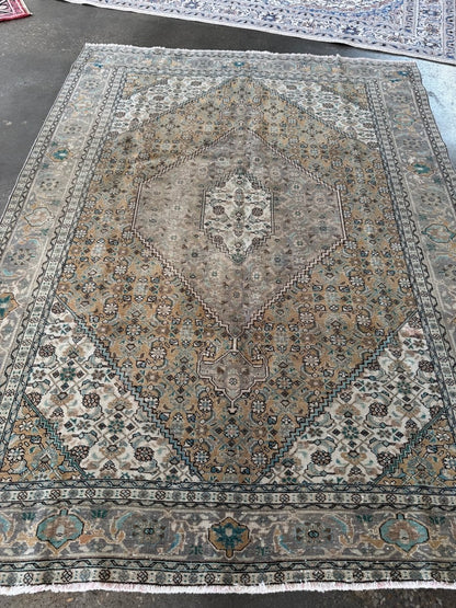 Vintage Ardabil Rug | 6' 11"	x 9' 5"