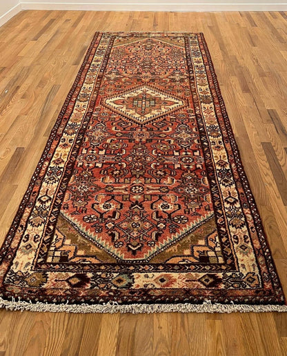Vintage Hamadan Runner | 9' 8" x 3' 5"
