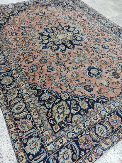 Vintage Mashad Rug | 7' 9" x 10' 2"