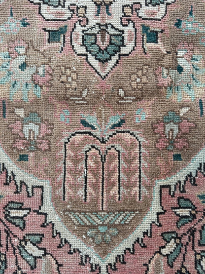 On hold for Kristen | Vintage Tabriz Rug | 6' 4" x 10'