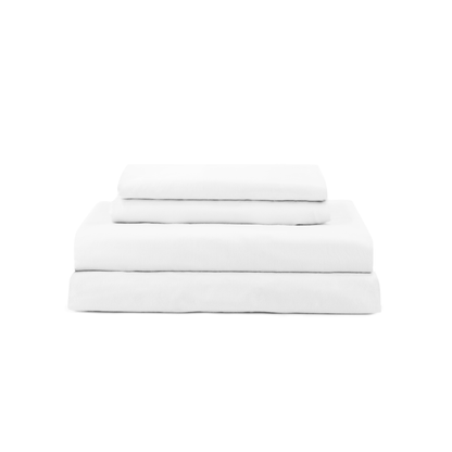 Bettlaken-Set aus gewaschenem Baumwollsatin
