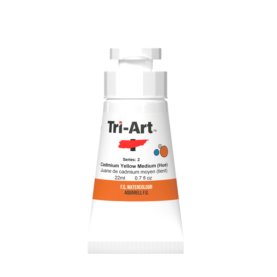 Tri-Art Water Colours - Cadmium Yellow Medium Hue