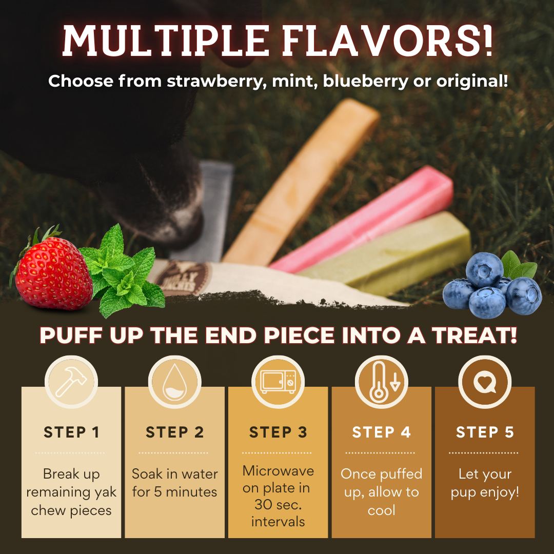 Strawberry Himalayan Yak Chew (MEDIUM)
