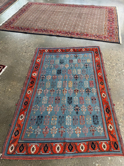 Zollanvari Gabbeh-Kilim | 4’ 2" x 6’ 3"